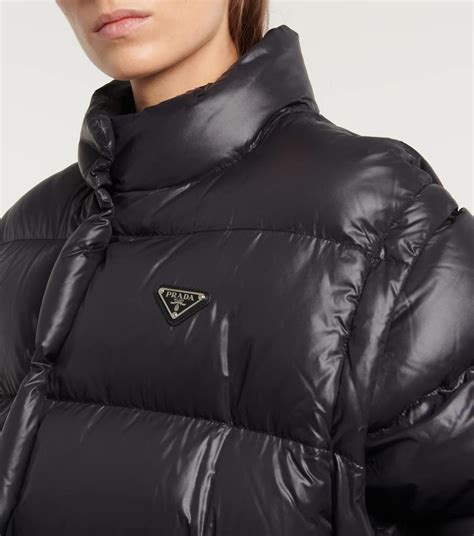 prada daunenjacke damen schwarz|Designer Jacken und Mäntel für Damen .